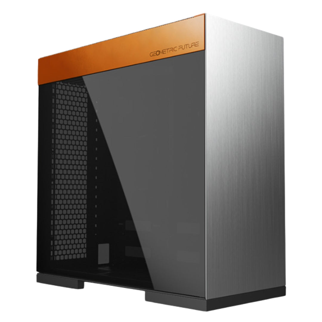 Geometric Future Model 8 Cowboy Mid Tower Glass Case - Black