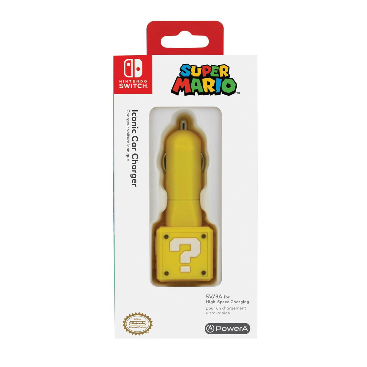 Nintendo Switch Car Charger – Question Block Edition