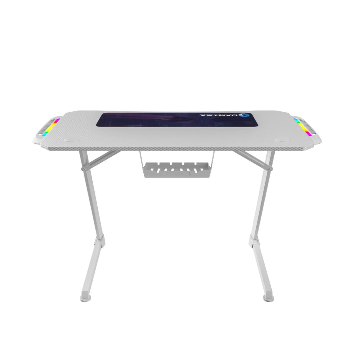 Oartex OX-1160 Carbon Fiber Gaming Table 110*60*75cm Include Mousepad with RGB Light