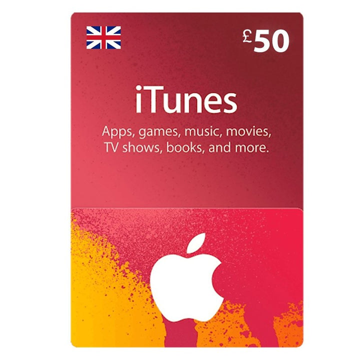 Apple iTunes Gift Card £50 - UK (SMS Delivery)