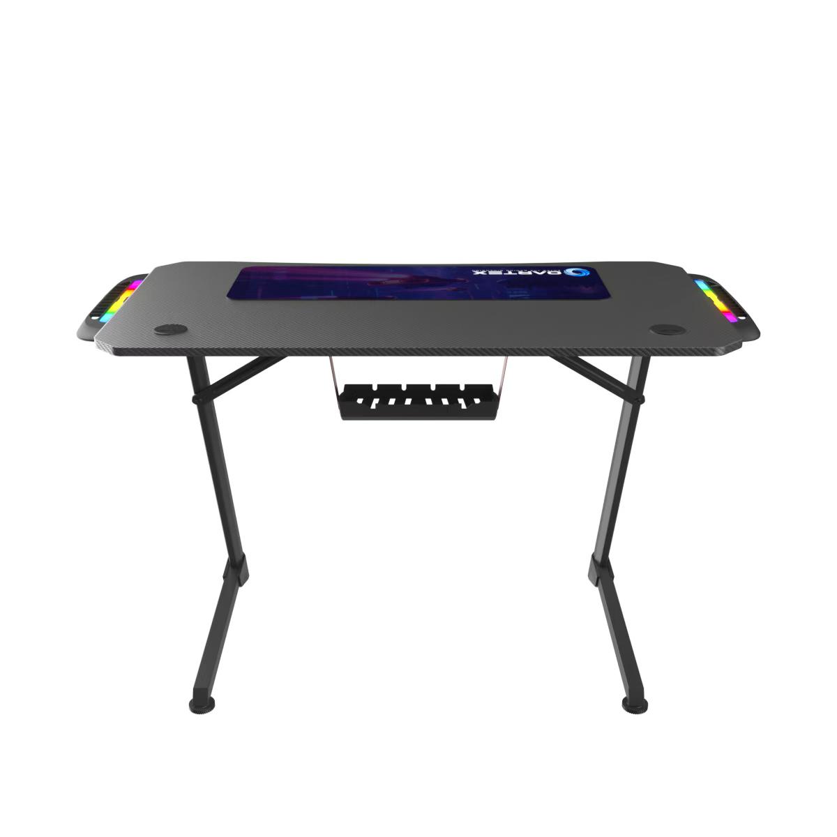 Oartex OX-1160 Carbon Fiber Gaming Table 110*60*75cm Include Mousepad with RGB Light