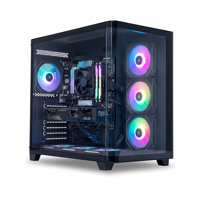 Custom Gaming Pc Intel Core i5-14400F, RTX 5060 8GB, (1*16)16GB RAM DDR5 6000MHz, 1TB SSD, Windows 11 Pro