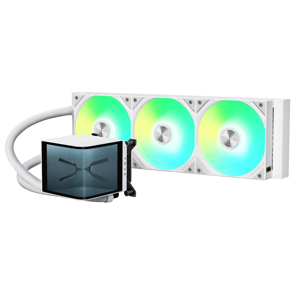 TRYX Panorama ARGB 360mm Liquid Cooler - White