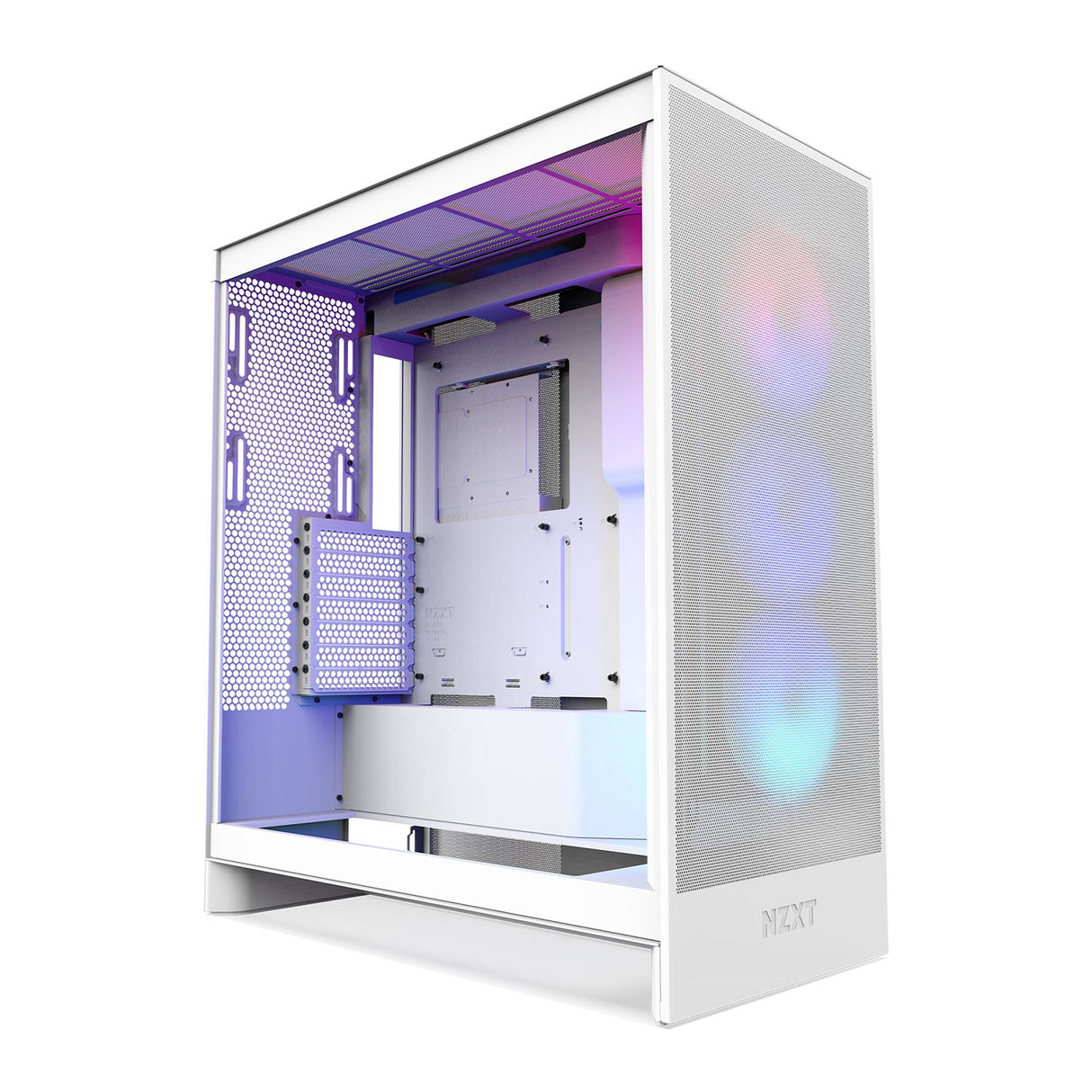 NZXT H7 Flow (2024) RGB Mid Tower ATX Case - White