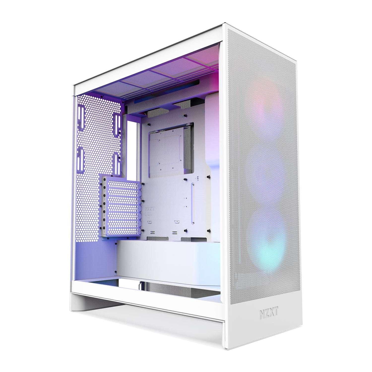 NZXT H7 Flow (2024) RGB Mid Tower ATX Case - White