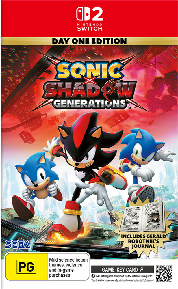 Sonic X Shadow Generations Day one Edition for Nintendo Switch 2
