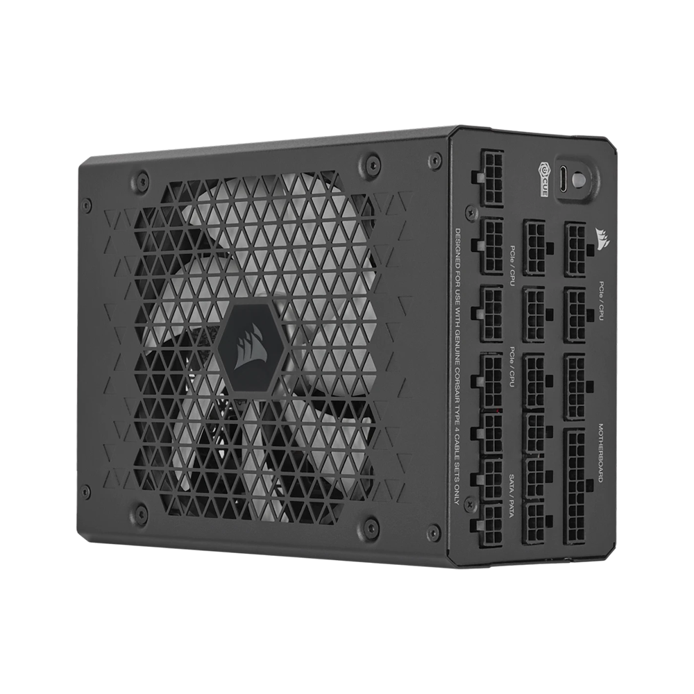 CORSAIR HX1500i Fully Modular Ultra-Low Noise Platinum ATX 1500W Power Supply (UK) - Black