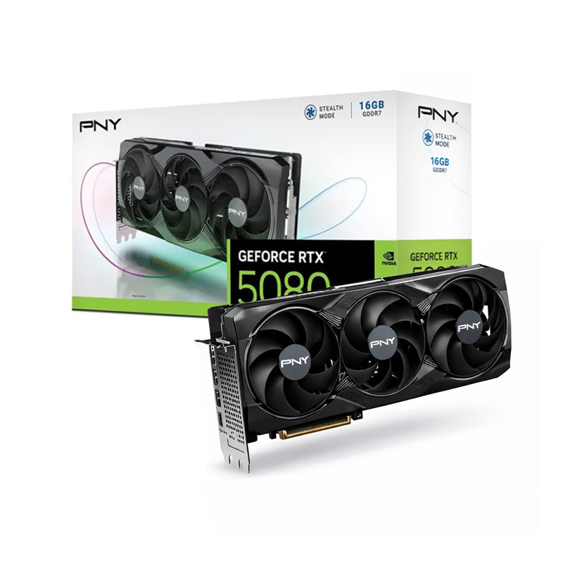 بي إن واي كارت شاشة جيفورس آر تي إكس 5080 إصدار أو سي ستيلس مود بسعة 16 جيجابايت جي دي دي آر 7 مع دعم بي سي آي إي 5.0