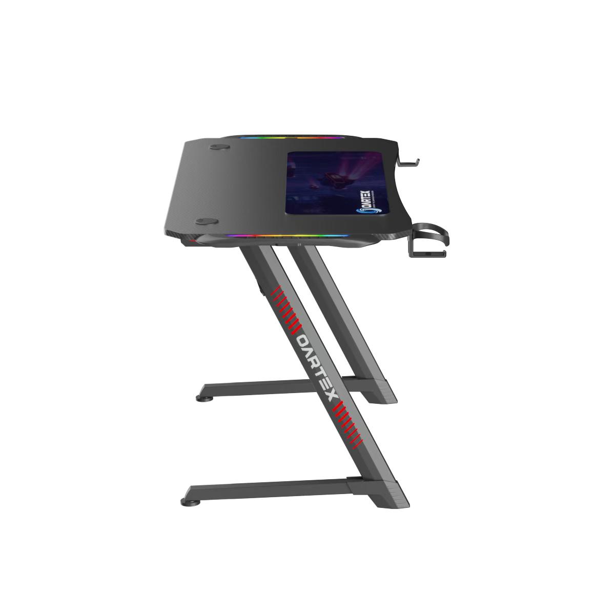 Oartex OX-1160 Carbon Fiber Gaming Table 110*60*75cm Include Mousepad with RGB Light