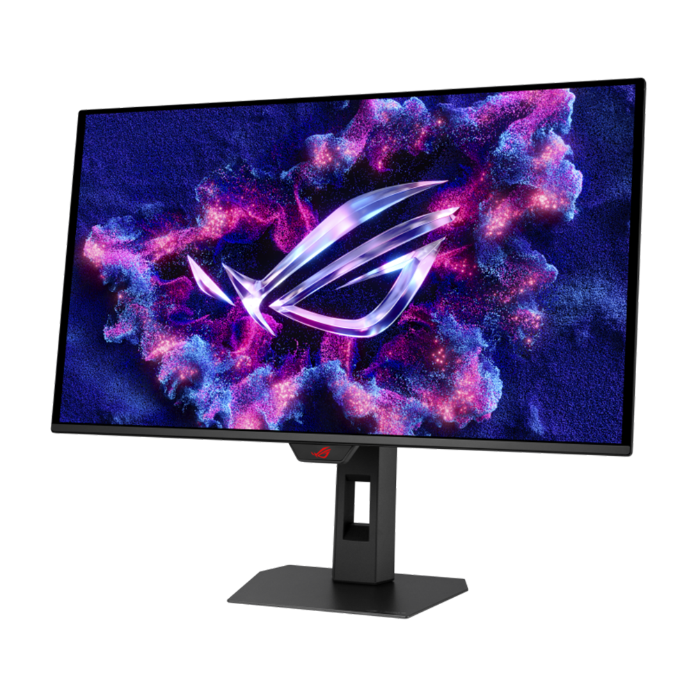 شاشة ألعاب اسوس روج ستريكس موديل XG27ACDMS مقاس 27 بوصة بدقة QHD (2560 × 1440)، ومعدل تحديث 280 هرتز، وزمن استجابة 0.03 مللي ثانية، ومنفذ HDMI 2.1، وتقنية QD OLED المسطحة - أسود