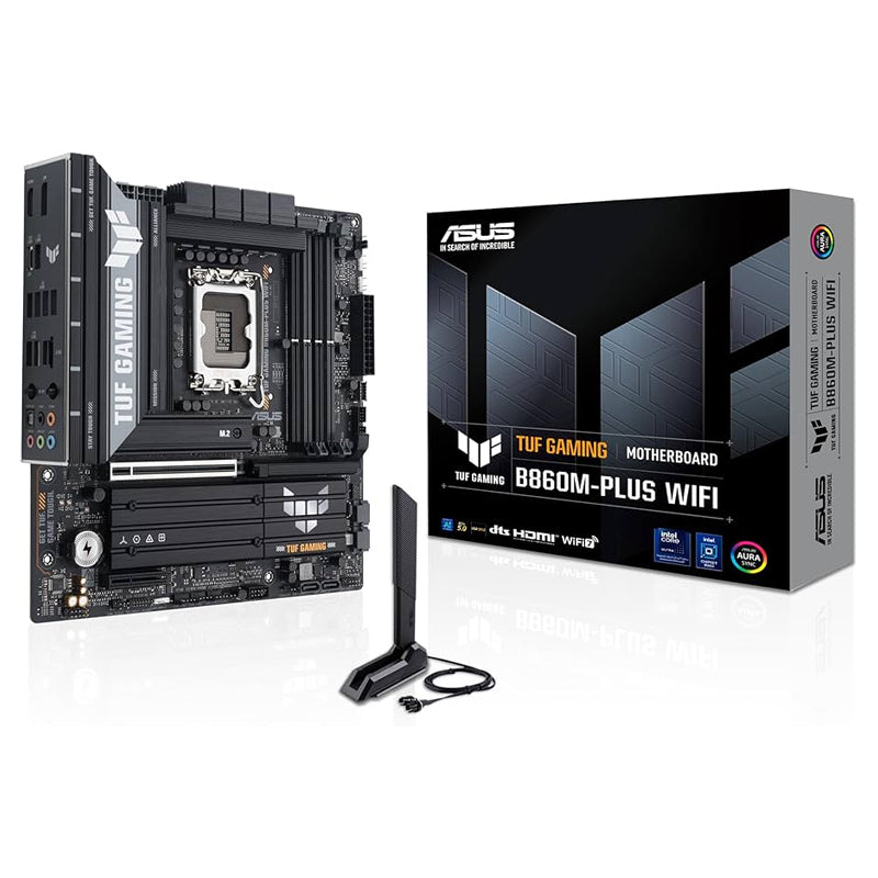 ASUS TUF GAMING B860M-PLUS, DDR5 mATX Motherboard, Black