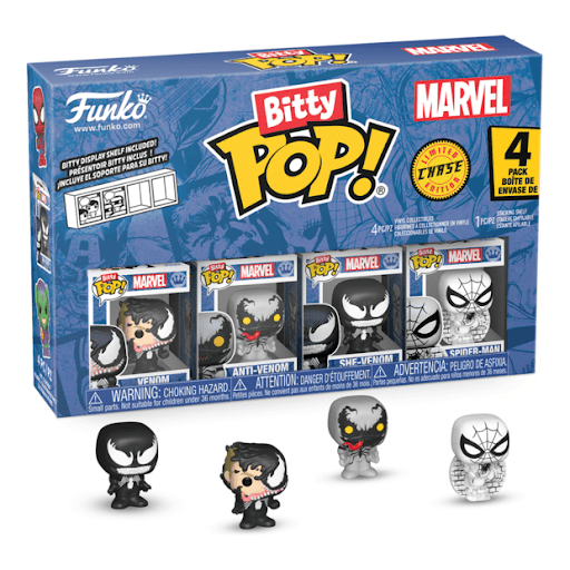 Bitty Pop! Marvel: Spider-Man - Venom 4pk