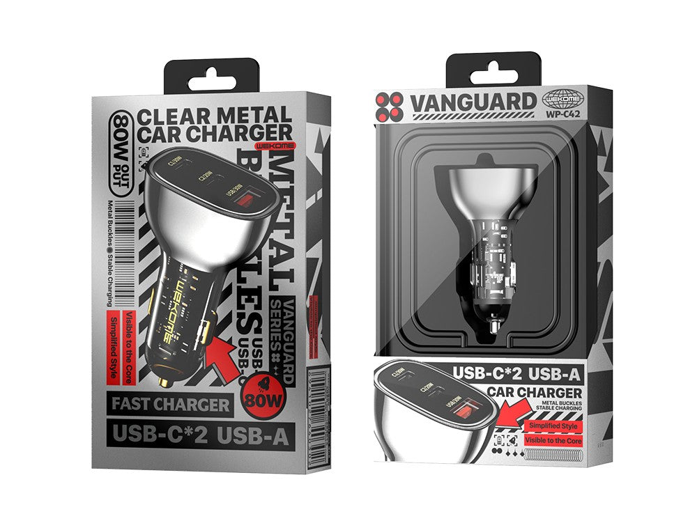 Wekome WP-C42 2C1U Car Charger