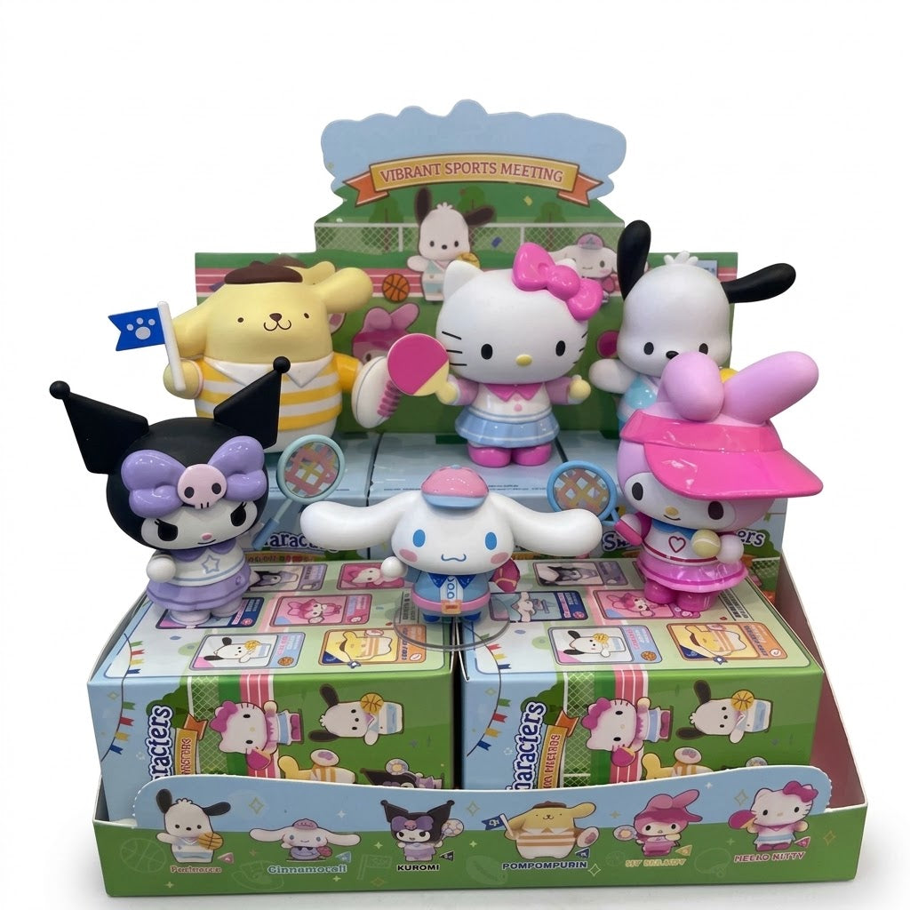 Sanrio characters Vibrant Sports Meeting Series Figures 7-10 cm (Blind Box) Selling Per Piece - 2303798610108