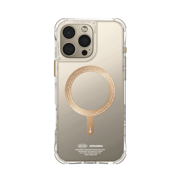 SKINARMA IPHONE PRO 6.3" (2024)SAIDO MAG-CHARGE (PRIME EDITION)-GOLD