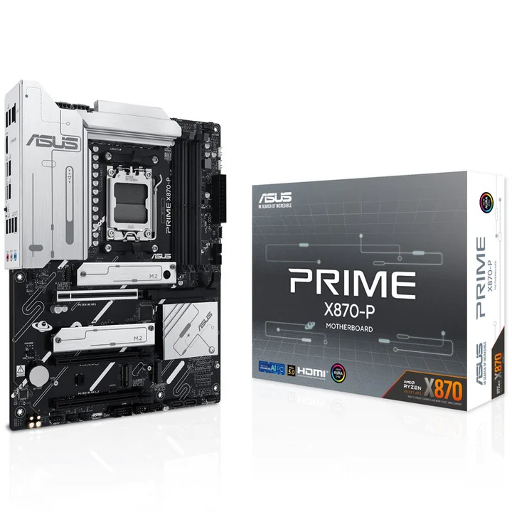 Asus PRIME X870-P AM5 ATX Gaming Motherboard