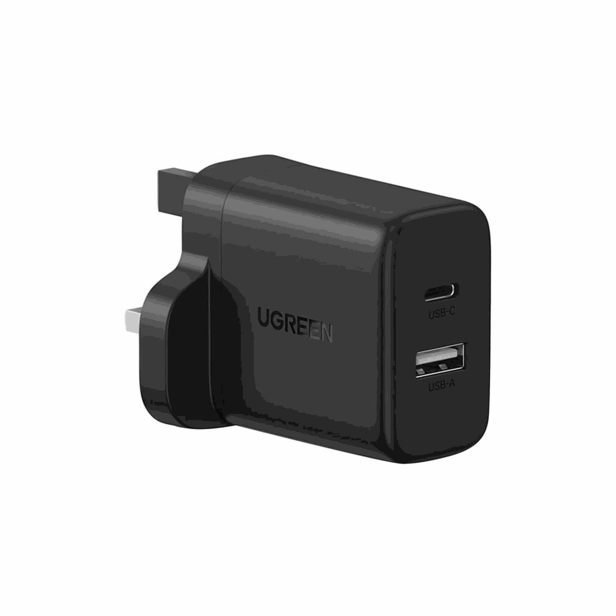 UGREEN 20W 2-Port Fast Charger UK Black