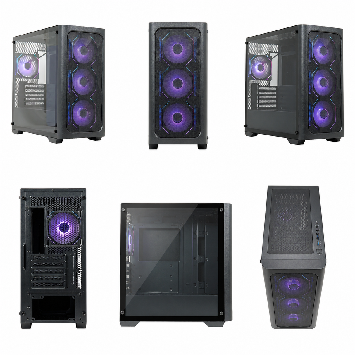 Custom Gaming PC Intel Core i5-12400F, RTX 3050 6GB, 16GB RAM DDR4, 1TB SSD, Windows 11 Pro