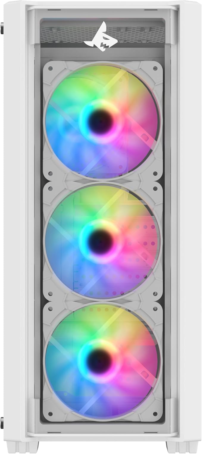 Gaming PC Intel Core I7-12700F, RTX 4060 White , 16GB RAM, Liquid CPU Cooler L240