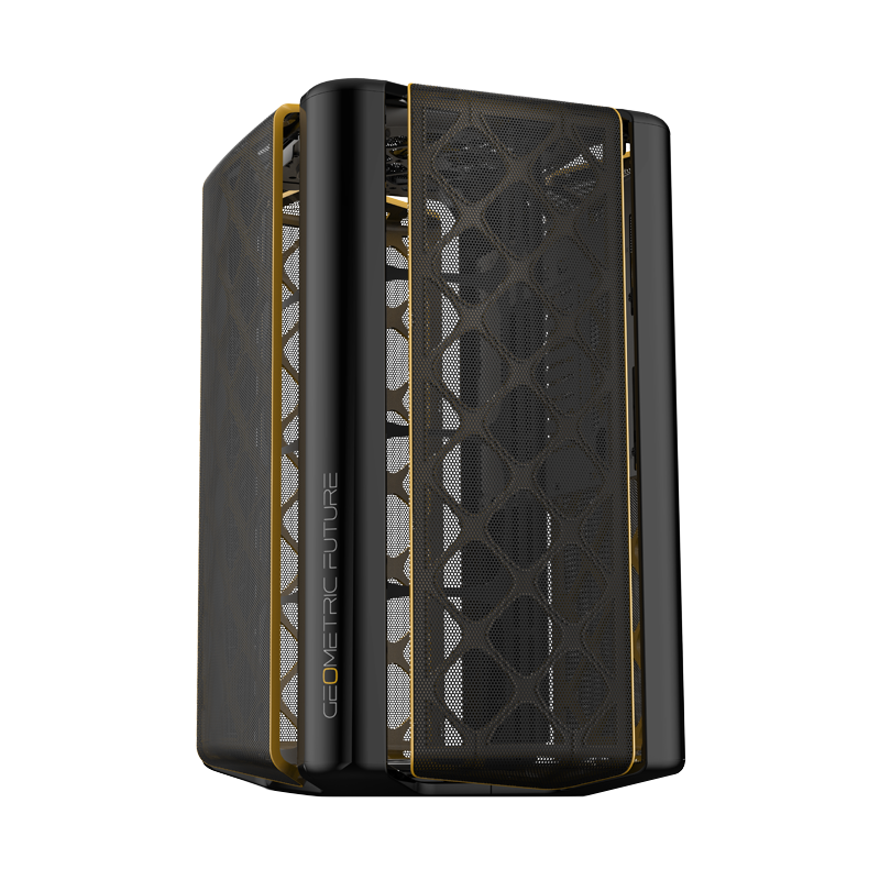 Geometric Future Model 2 Ark Mini Tower Mesh Case - Black