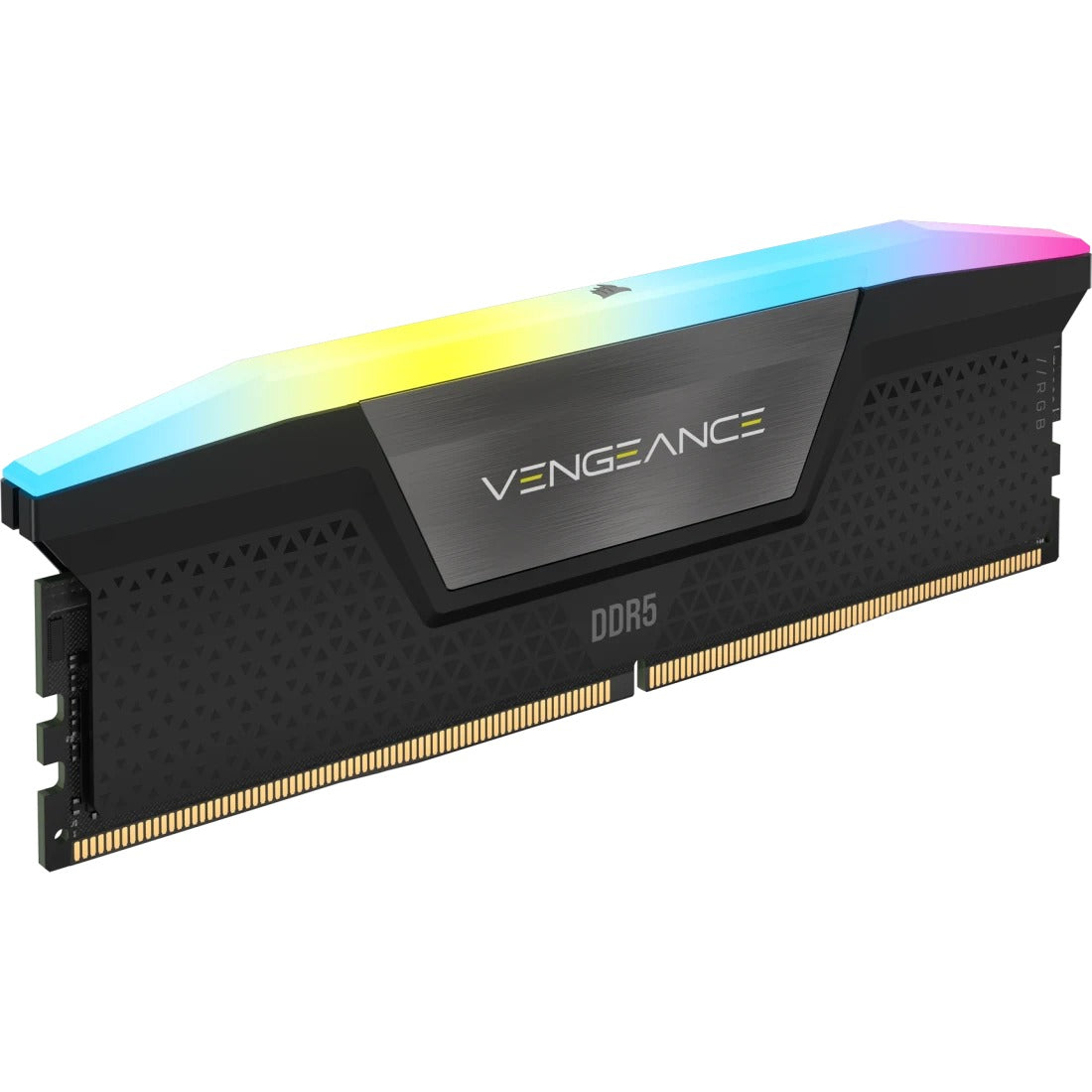 CORSAIR VENGEANCE RGB 16GB (1x16GB) DDR5 DRAM 5600MT/s CL40 Memory Kit - Black