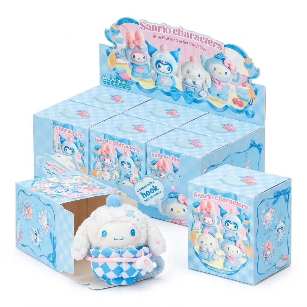 Sanrio characters Blue Flutter Series Plush Relaxing Toy (Blind Box) selling per piece - 25MR-010