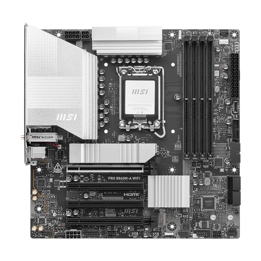 MSI PRO B860M-A WIFI DDR5 Motherboard - Black