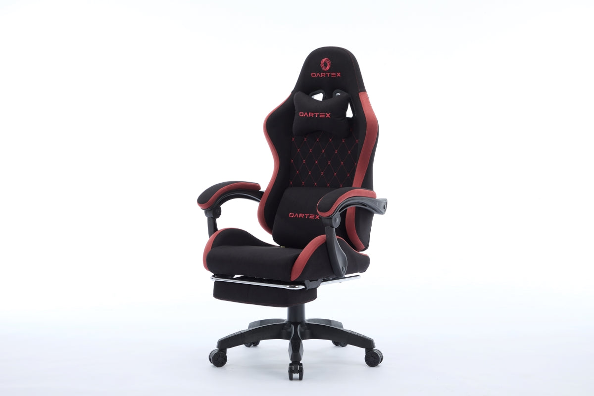 Oartex Model LD035 Gaming Chair - Black & Red (Installation not included)