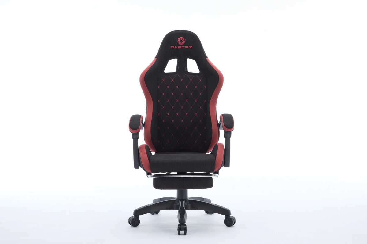 Oartex Model LD035 Gaming Chair - Black & Red (Installation not included)