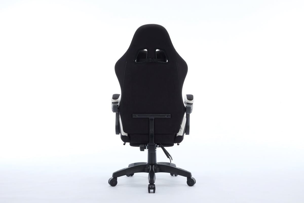 Oartex Model LD035 Gaming Chair - Black & White (Installation not included)