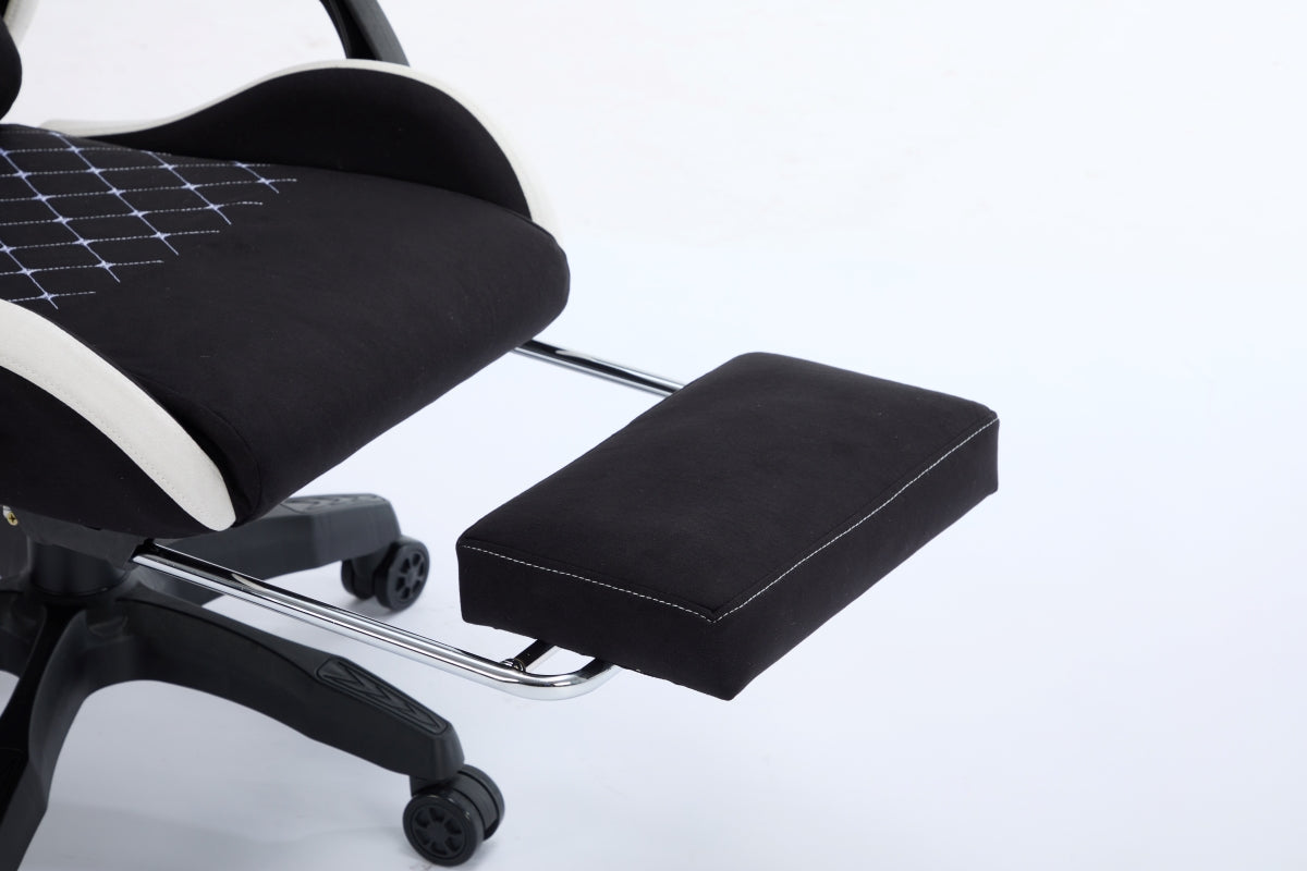 Oartex Model LD035 Gaming Chair - Black & White (Installation not included)