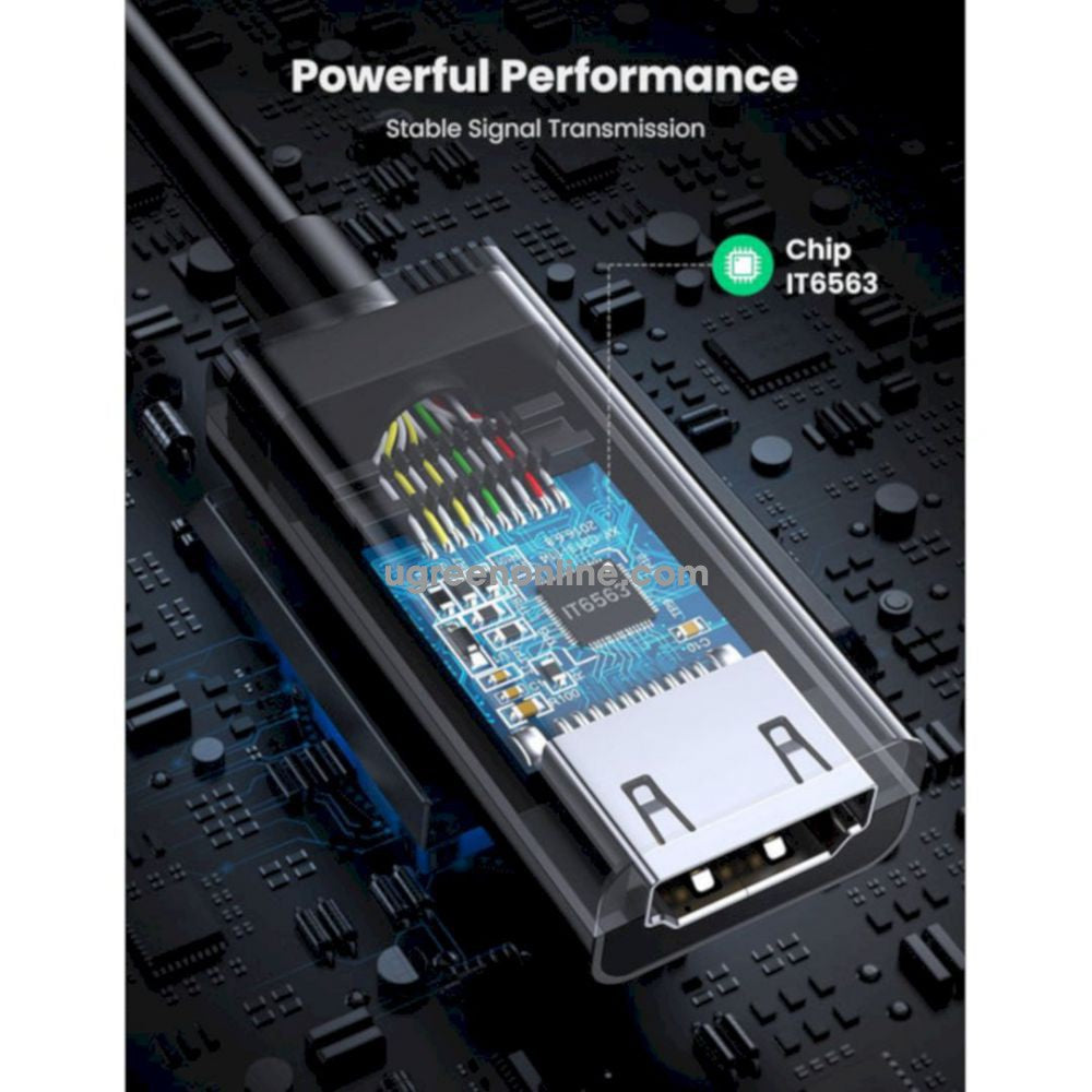 UGREEN DP Male to HDMI Female 4K*2K 60HZ 25cm 70694-MM137