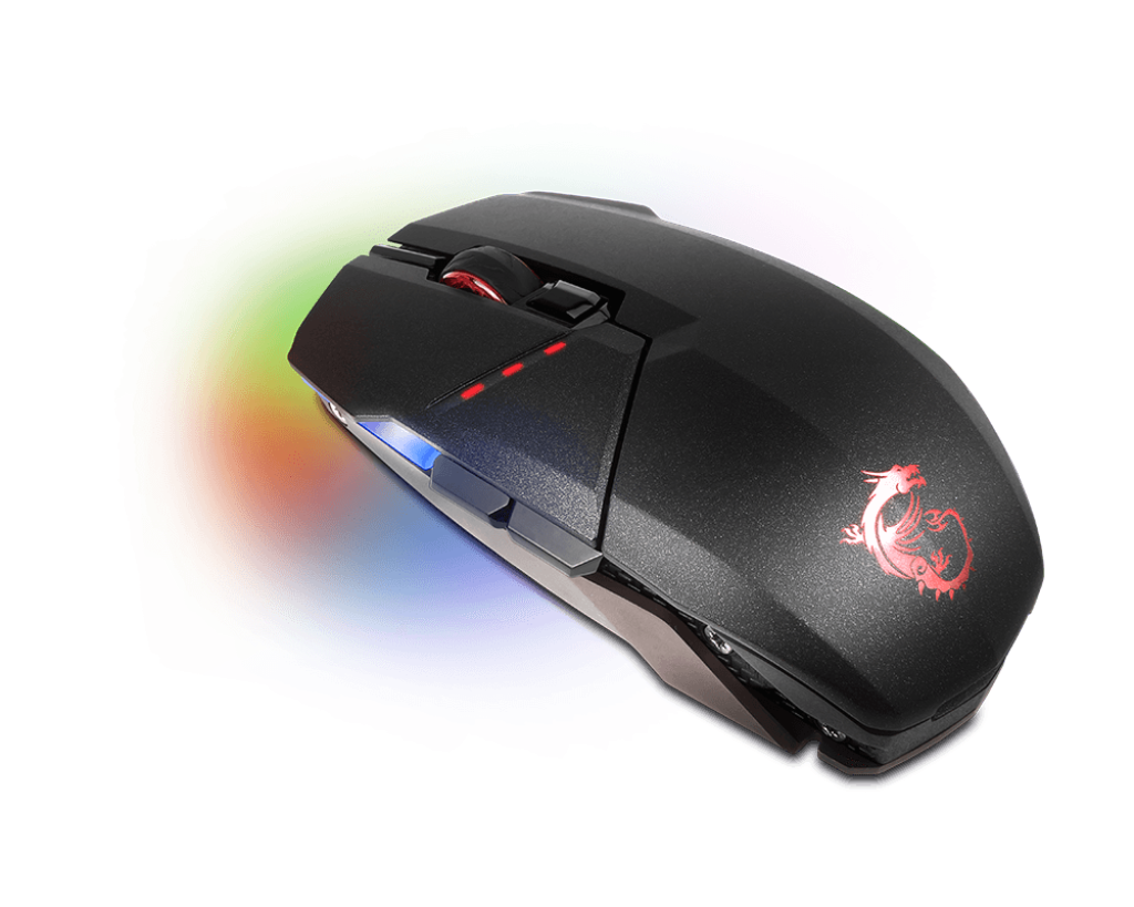 MSI Clutch model GM70 Up to 18,000 DPI RGB Wireless Gaming Mouse