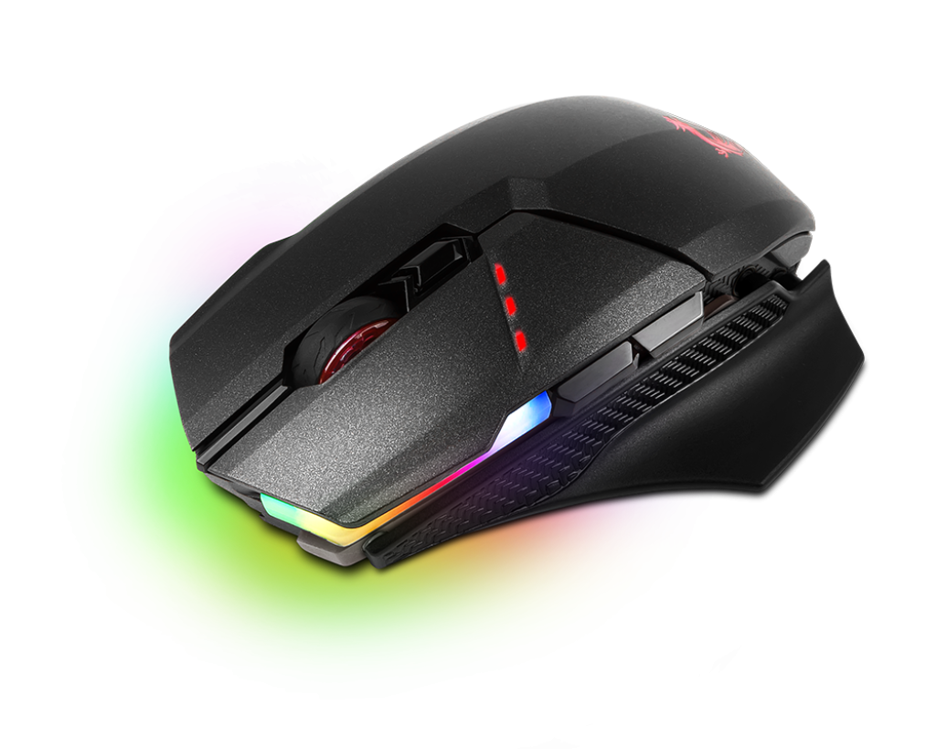 MSI Clutch model GM70 Up to 18,000 DPI RGB Wireless Gaming Mouse