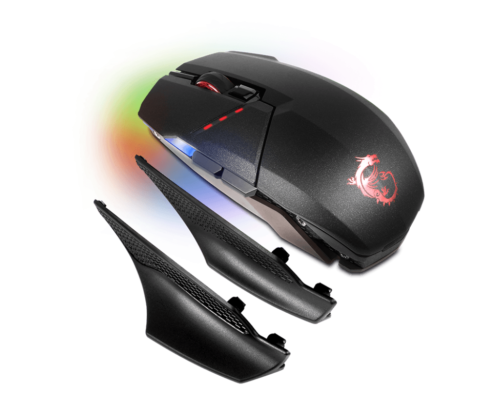 MSI Clutch model GM70 Up to 18,000 DPI RGB Wireless Gaming Mouse