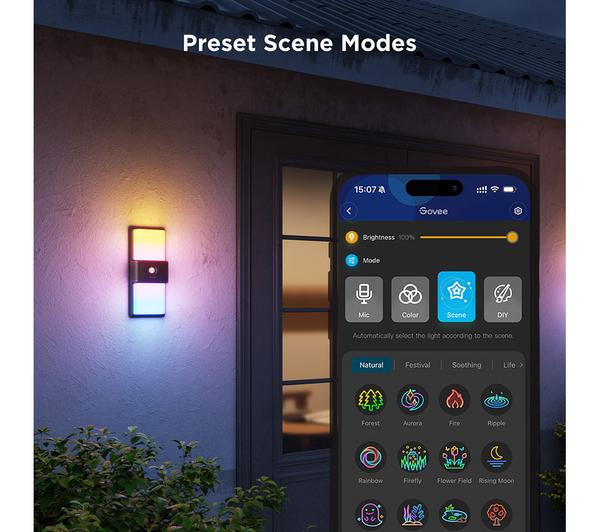 Govee Smart Outdoor Wall light - H7078