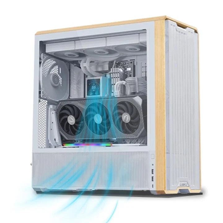 Lian LI 4 Slots Vertical GPU Kit (VG4v4) - White
