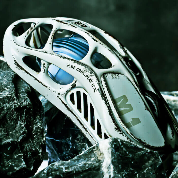 GravaStar Mercury M1 Pro Wireless Gaming Mouse - Battle Worn Silver Mist Version with 4K Dongle