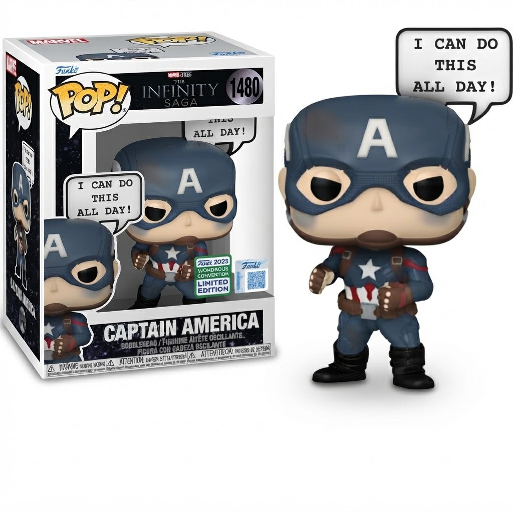 Pop! Marvel: Infinity Saga - Captain America(I can do this all day) (Wonder Con'25 Exc) - 11.6cm