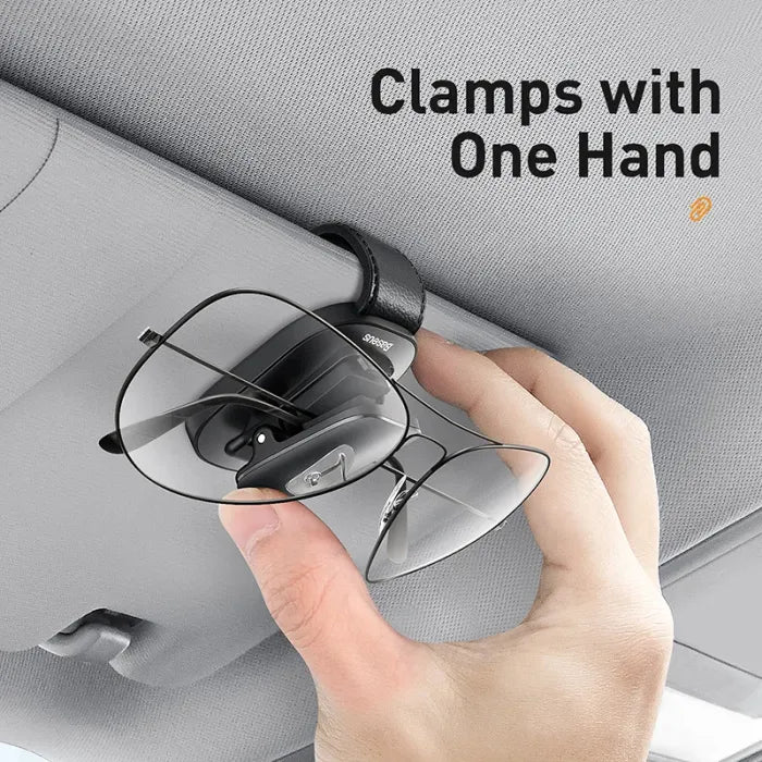 Baseus Platinum Vehicle Eyewear Clip - Black