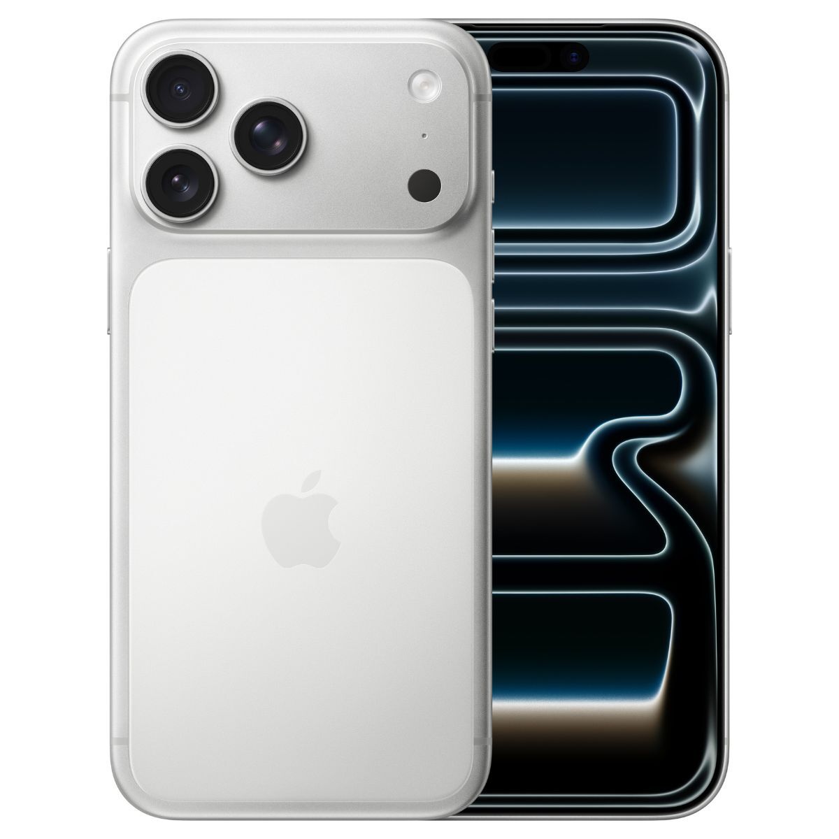 Apple iPhone 17 Pro Max 12GB RAM 6.9" - ESIM 512 Silver With RAVPower PD20W Wall Charger + USB C to USB C Cable BLACK