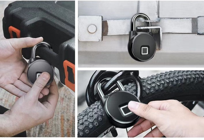Fingerprint key lock Model Y1502, Materail: Aluminum alloy / stainless