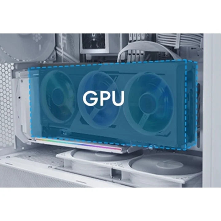 Lian LI 4 Slots Vertical GPU Kit (VG4v4) - White