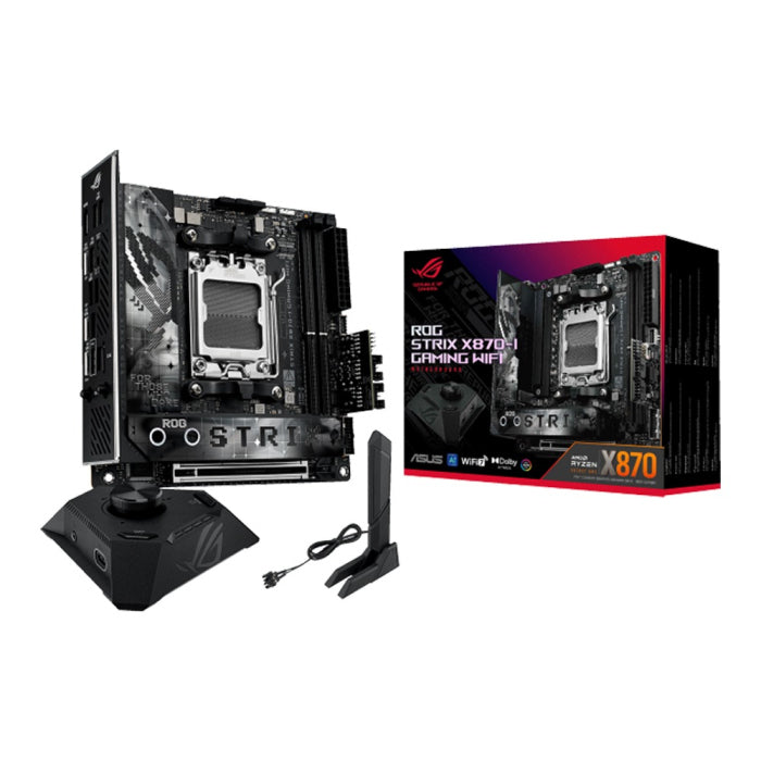 Asus Rog Strix X870-I Wifi 7 Ai Ready PCIe 5.0 DDR5 AM5 for AMD Ryzen Gaming MotherBoard