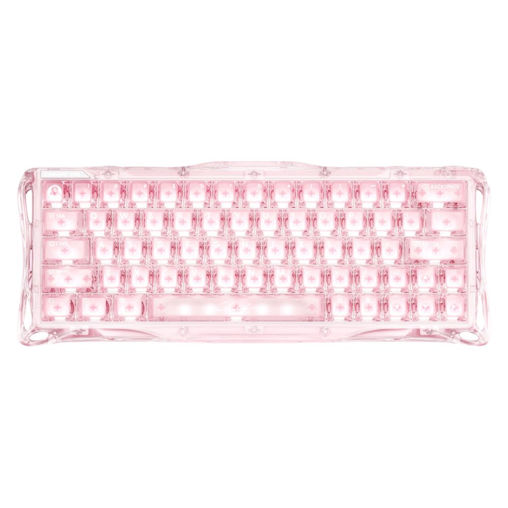GravaStar Mercury V60 60% Hall Effect Magnetic Switch Gaming Keyboard - Crystal Rose