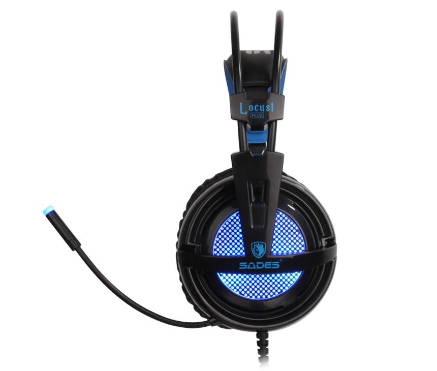 SADES Locust Plus 7.1 Surround Sound Headphones