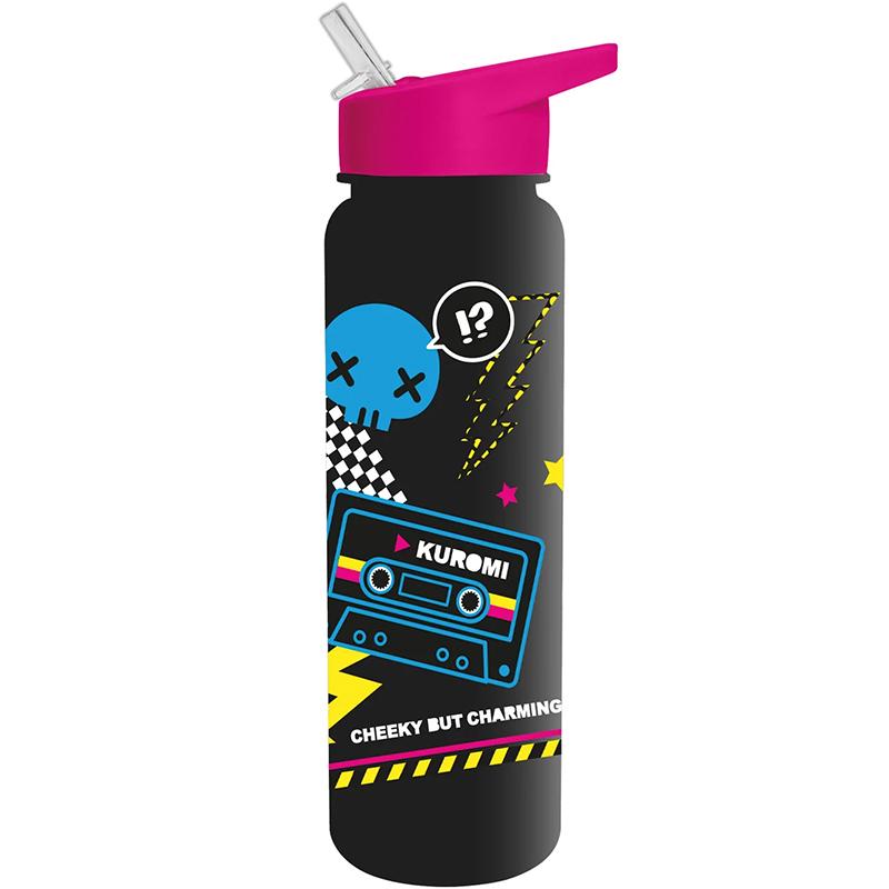 KUROMI (PUNK VIBES) PLASTIC DRINKS BOTTLE