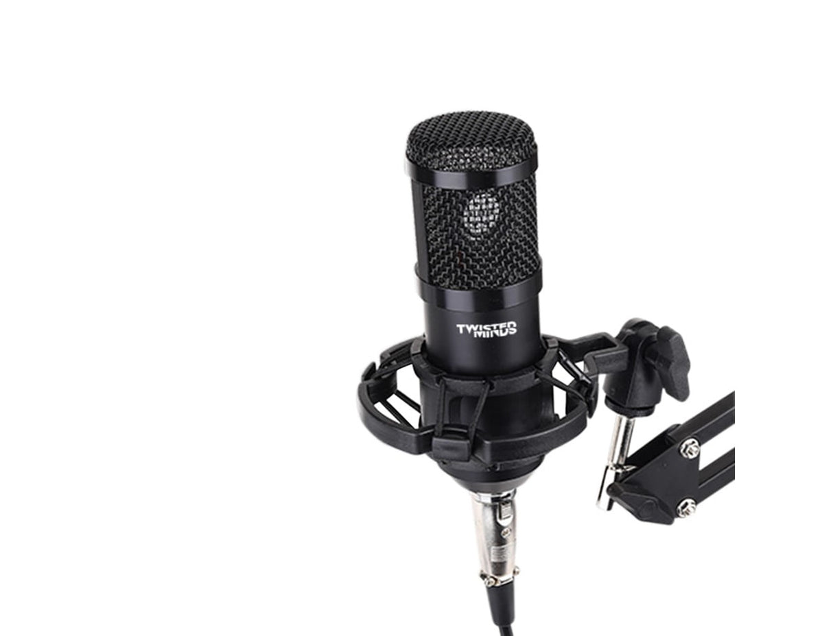 Twisted Minds W104 Professional Gaming USB Condenser Microphone - Black