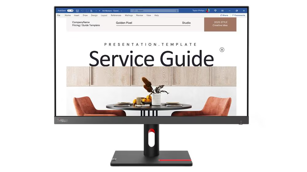 Lenovo ThinkVision S24i-30 Monitor 23.8″ FHD 3YW