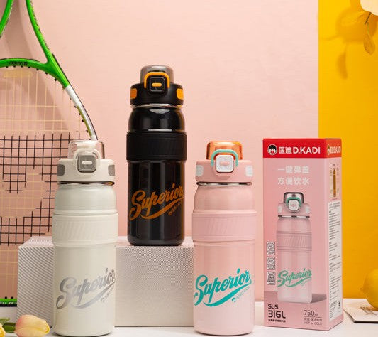 Dkadi Vacuum Bottle Model 7087 Size 750ml - Pink